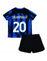 Inter Milan Hakan Calhanoglu #20 Domácí dres pro děti 2023-24 Krátký Rukáv (+ trenýrky)